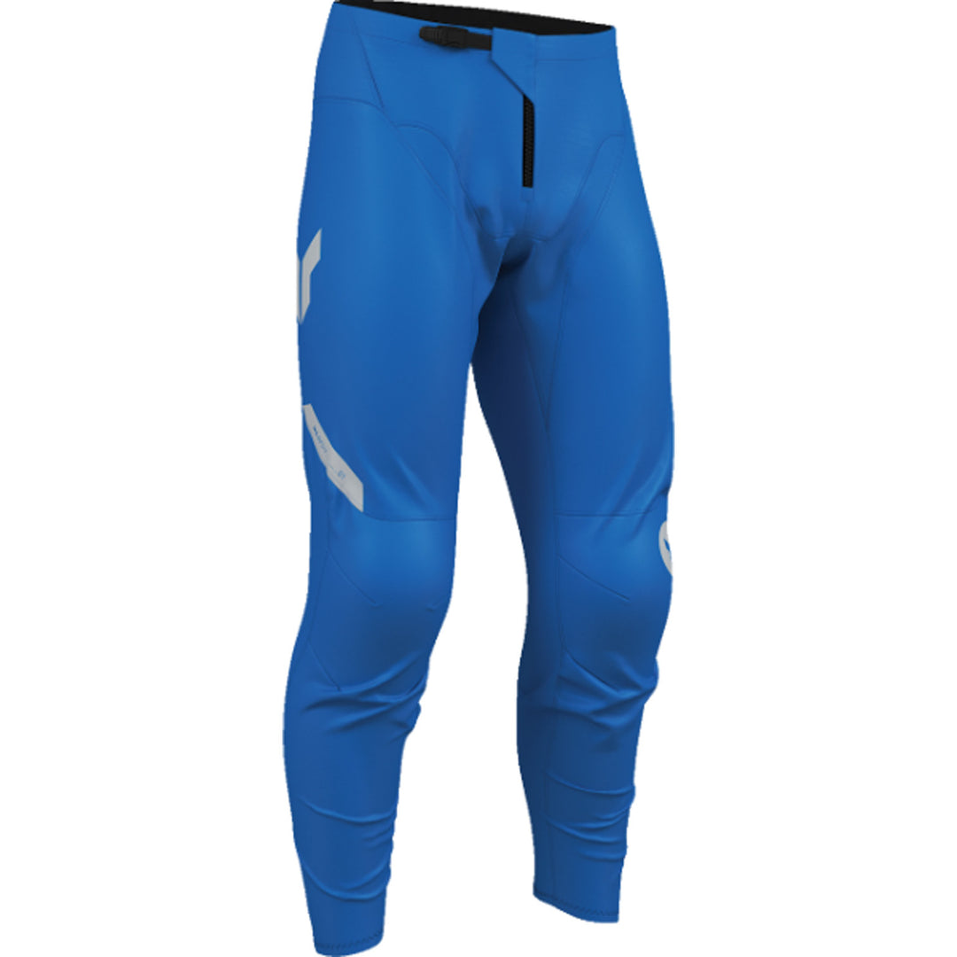 THOR Youth RIDEMODE Menace Pants Blue - Front Right Side View