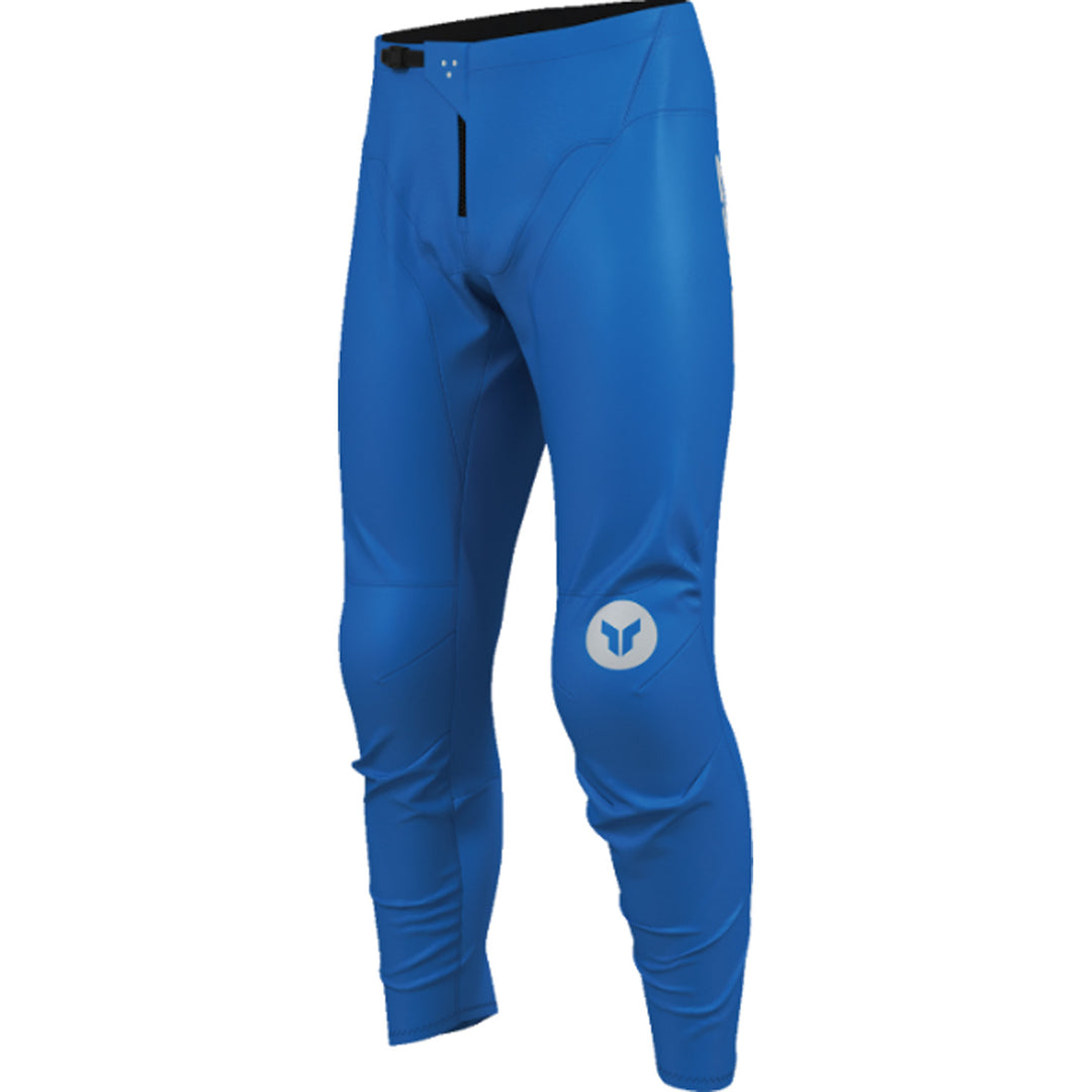 THOR Youth RIDEMODE Menace Pants Blue - Front Left Side View