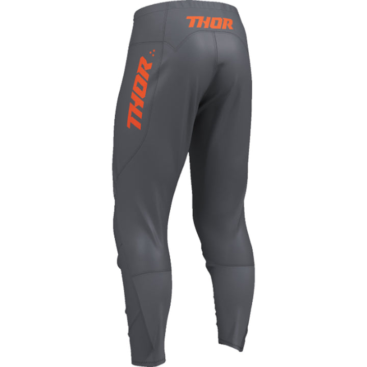 THOR Youth RIDEMODE Menace Pants Charcoal - Rear Left Side View