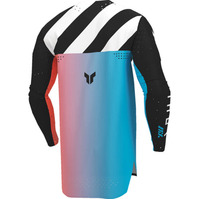 THOR Youth SPORTMODE Synth Jersey Black - Rear Right Side View