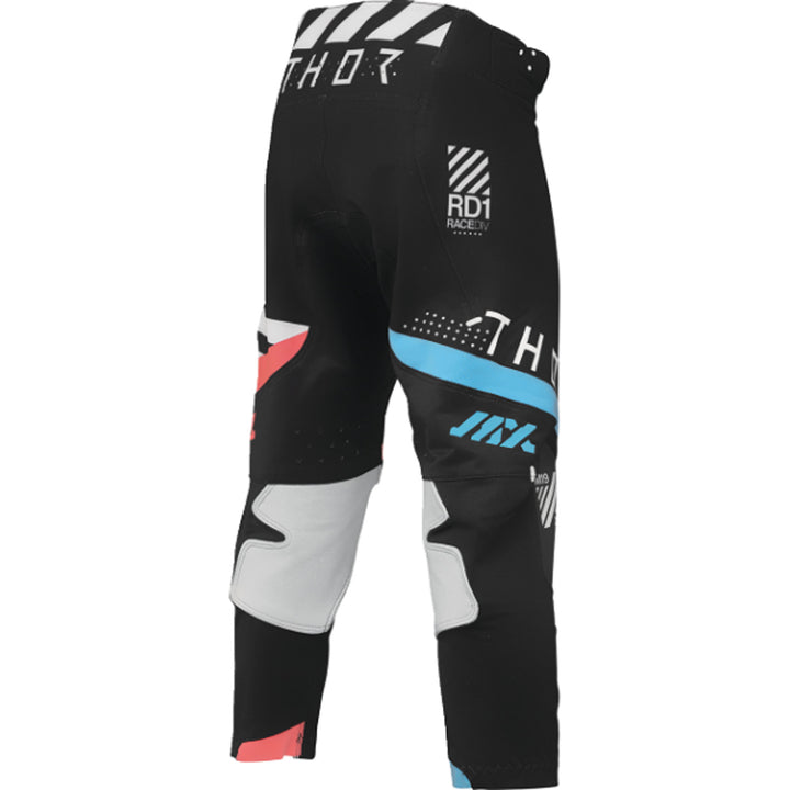 THOR Youth SPORTMODE Synth Pants Black - Rear Right Side View