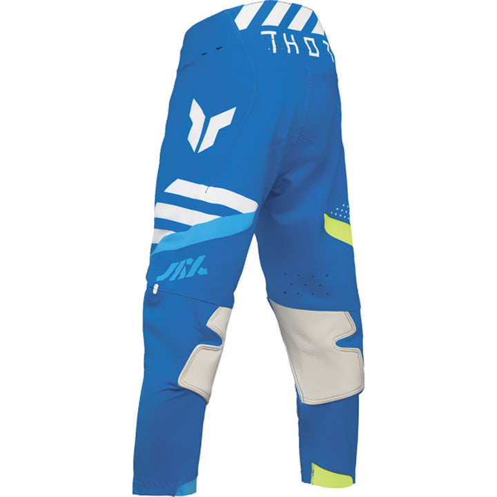 THOR Youth SPORTMODE Synth Pants Blue - Rear Left Side View