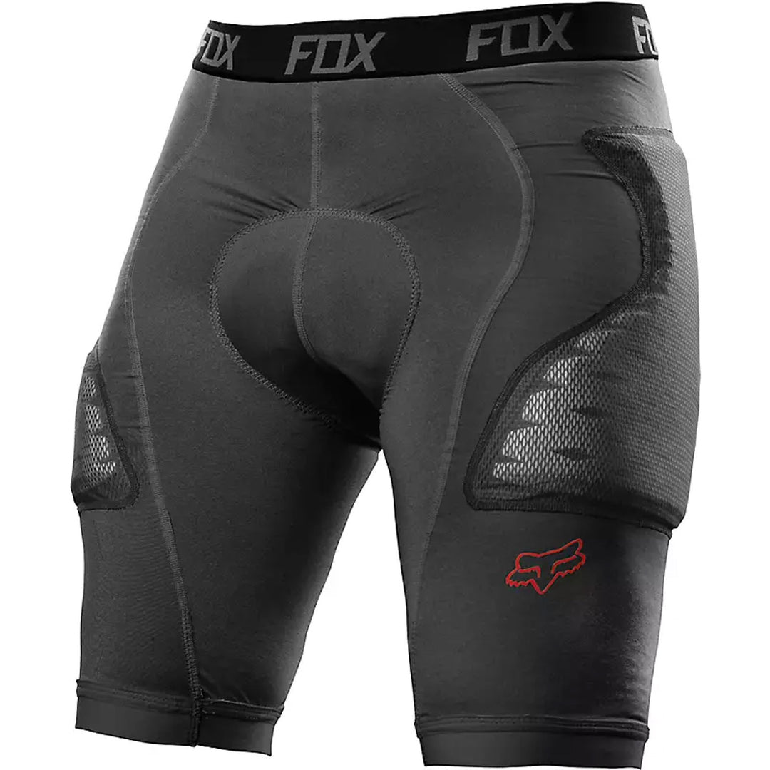 Fox Racing Titan Race Shorts Charcoal - Front Side View