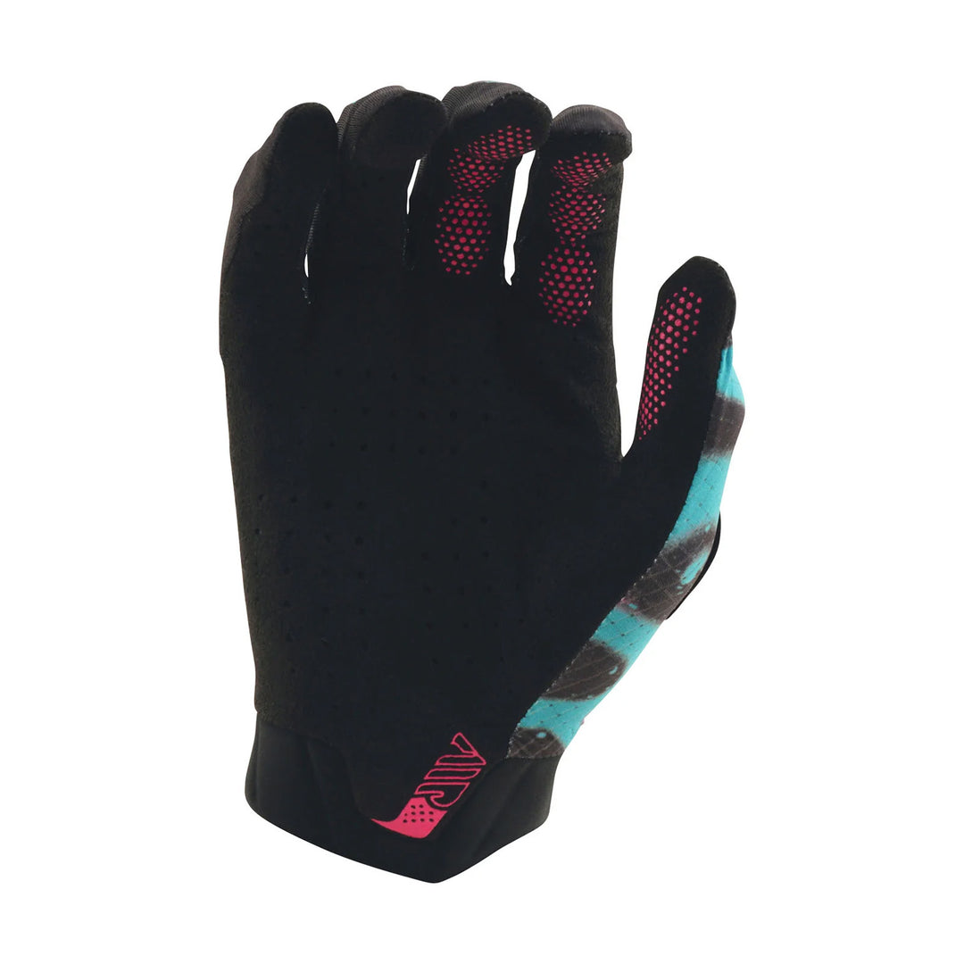 Troy Lee Designs Air Membrane Gloves Black/Glo Yellow - Palm View