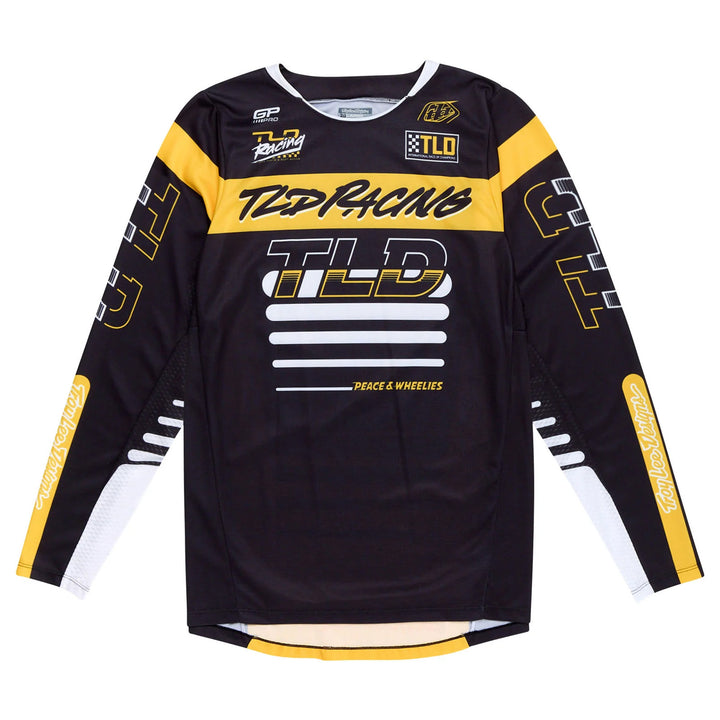 Troy Lee Designs GP Pro Fifty-50 Jersey Black/Gold - Front View