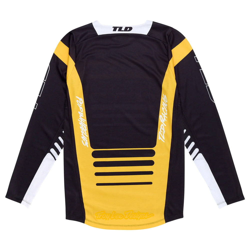 Troy Lee Designs GP Pro Fifty-50 Jersey Black/Gold - Rear View