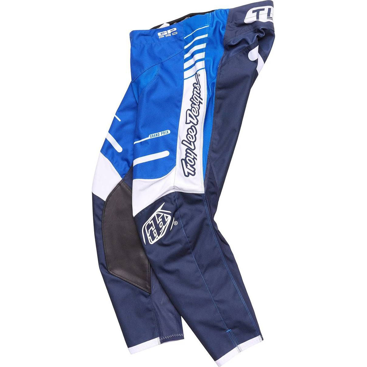 Troy Lee Designs GP Pro Blends Pants White/Blue - Left Side View