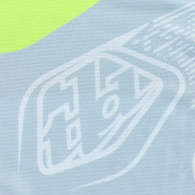 Troy Lee Designs GP Pro Frames Jersey Vapor/Gray - Close-Up of Front Graphics