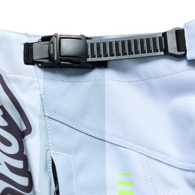 Troy Lee Designs GP Pro Frames Pants Vapor/Gray - Close-Up of Belt Fastener