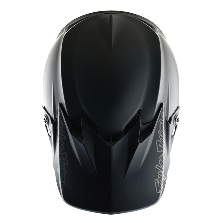 Troy Lee Designs GP Pro Mono Helmet Black - Top Down View