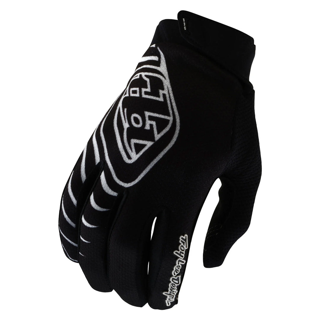 Troy Lee Designs GP Pro Mono Gloves Black - Back of Hand View