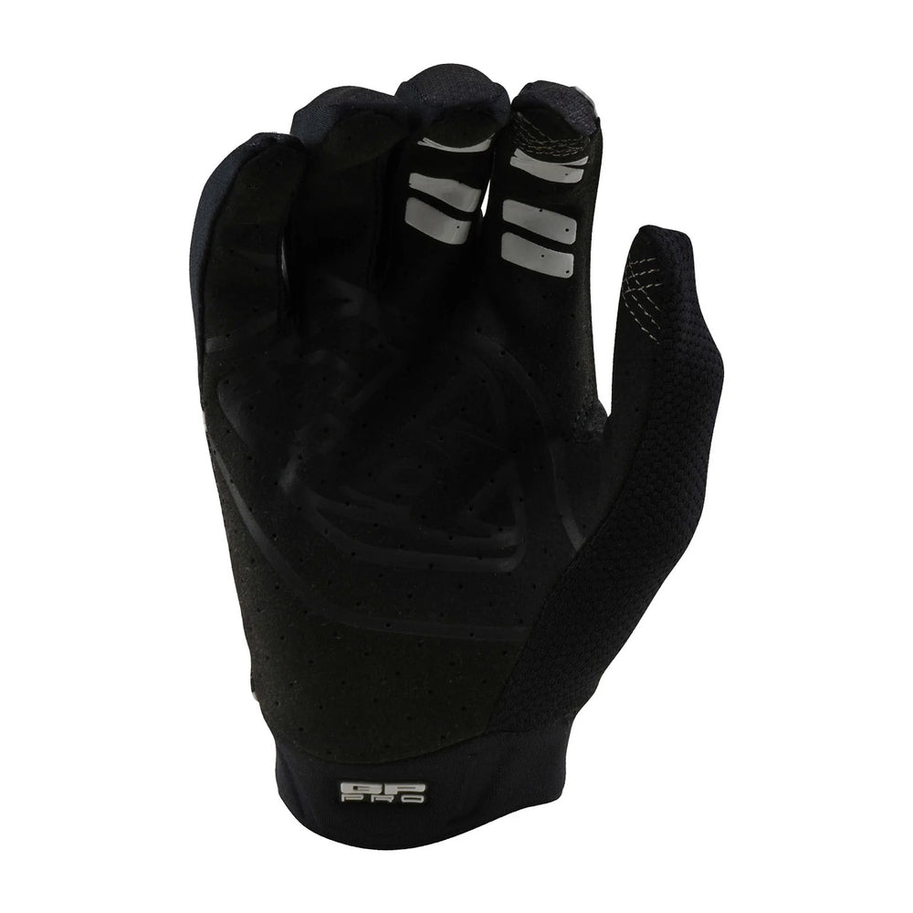 AZURE Motocross Gloves – Black – Size L – TPU Knuckle Armour – CE Certified – Leather Off-Road