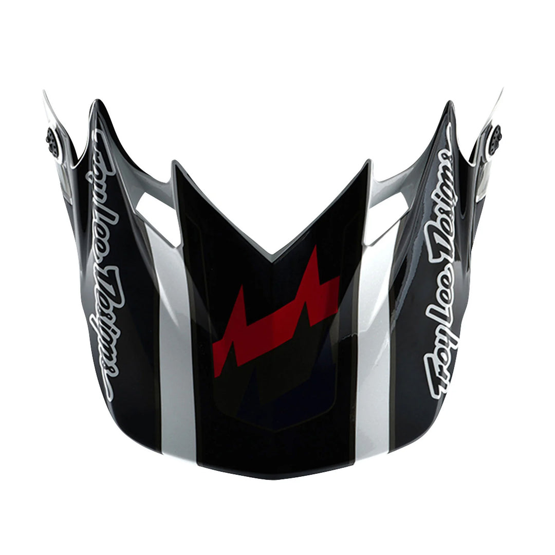 Troy Lee Designs GP Pro Trooper Helmet White - Top View of Visor Only