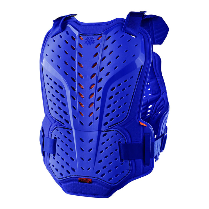 Troy Lee Designs Rockfight CE Chest Protector Blue - Rear Side View