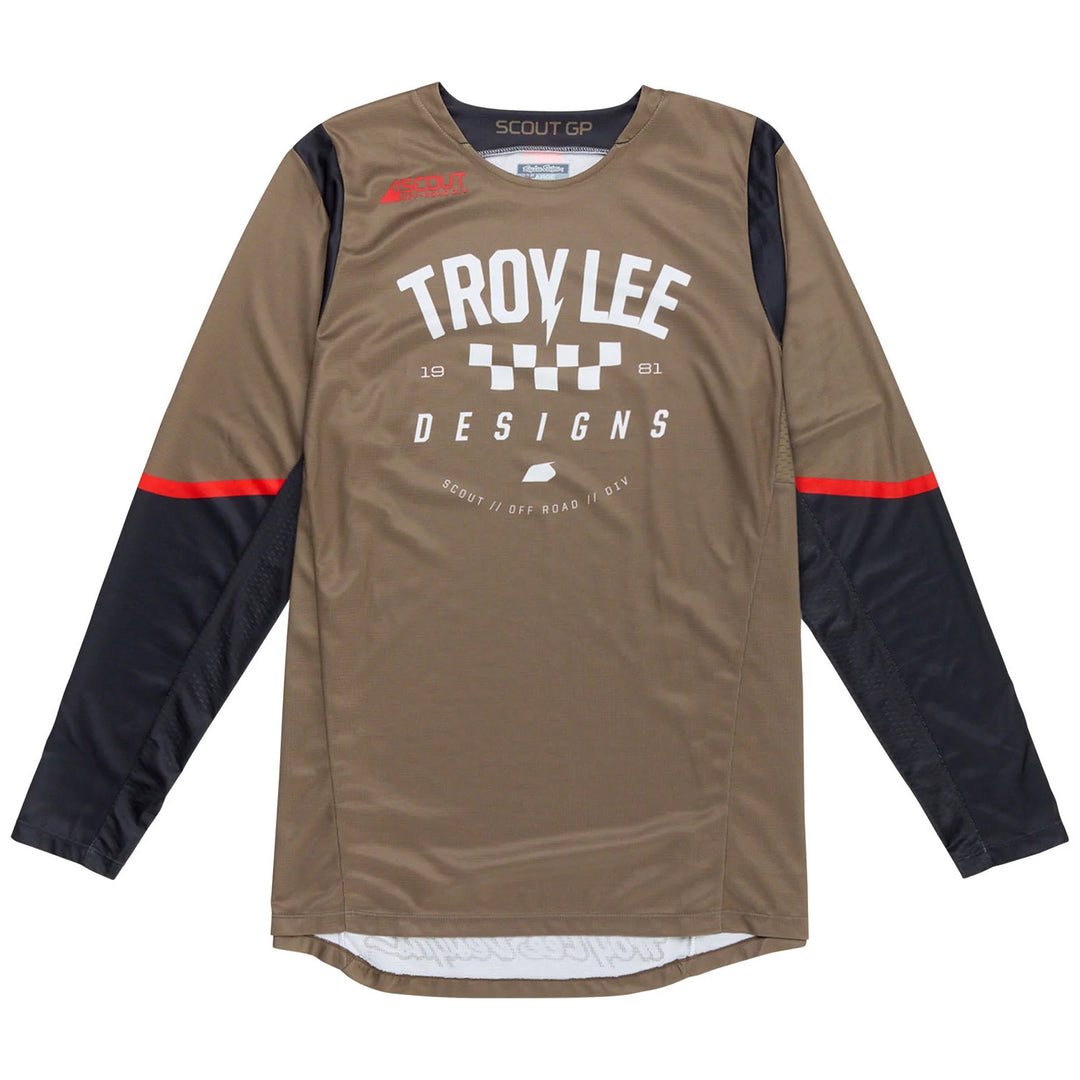 Troy Lee Designs Scout GP Ripper Jersey Tarmac - Front View
