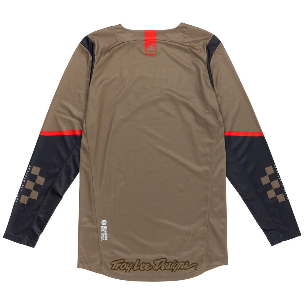 Troy Lee Designs Scout GP Ripper Jersey Tarmac - Rear View