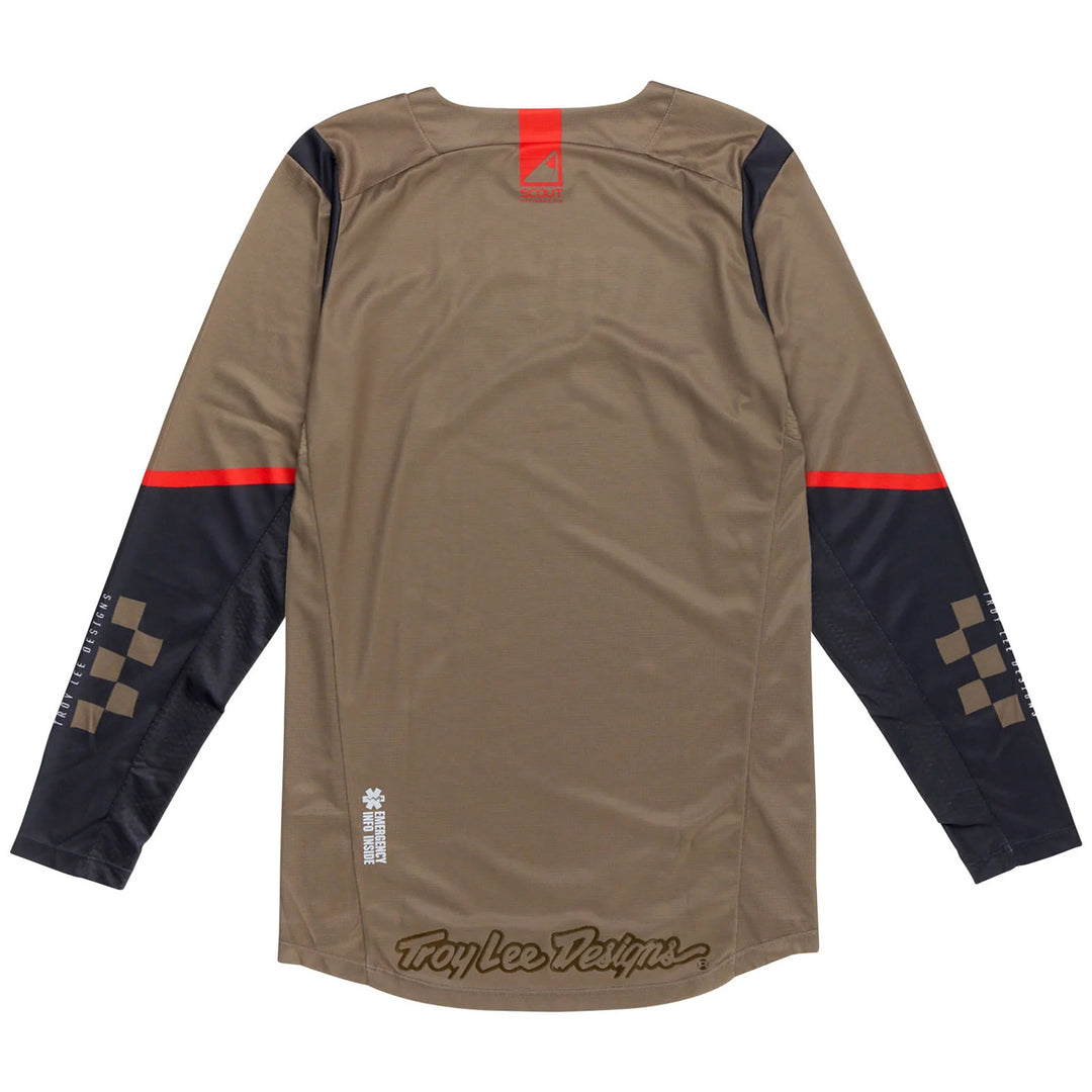 Troy Lee Designs Scout GP Ripper Jersey Tarmac - Rear View