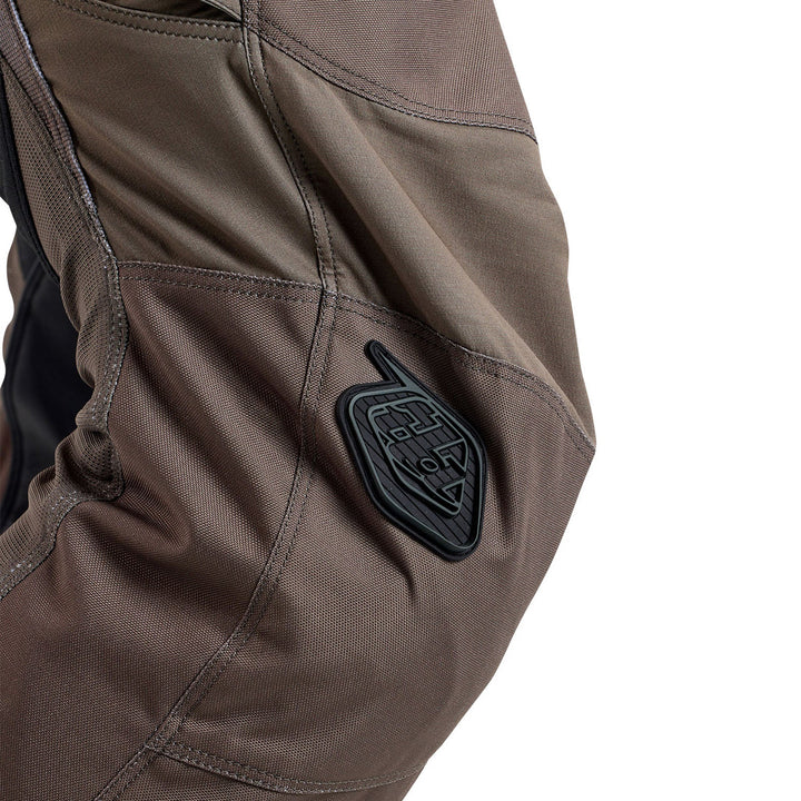 Troy Lee Designs Scout GP Solid Pants Tarmac - Close-Up of Knee Details