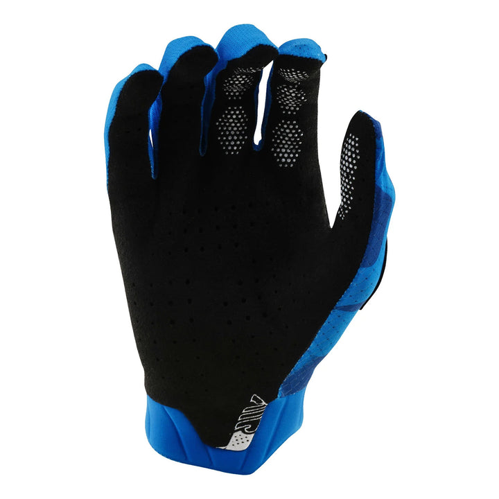 Troy Lee Designs Youth Air Blotted Gloves Bright Blue - Palm View