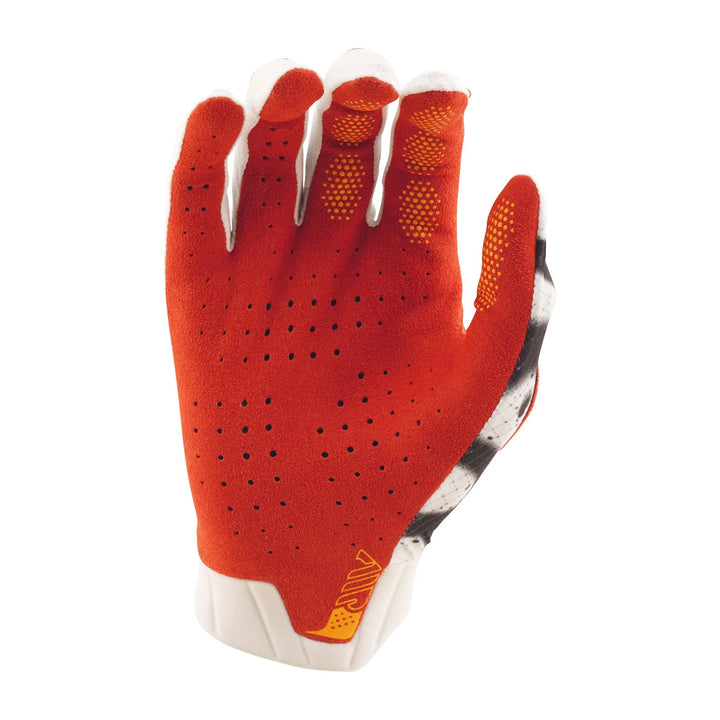 Troy Lee Designs Youth Air Membrane Gloves White/Infra Red - Palm View