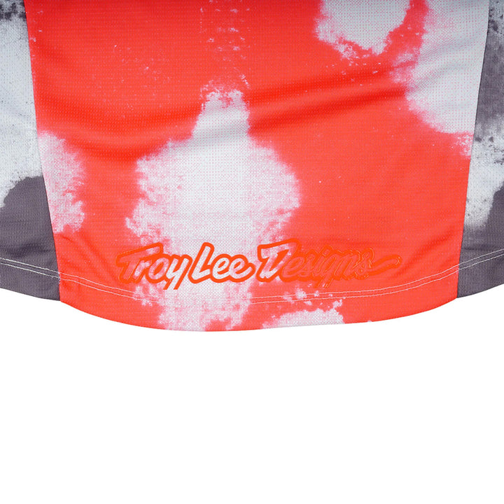 Troy Lee Designs Youth GP Pro Arrival Jersey Chalk - Close-Up of Brand Logo on Tail