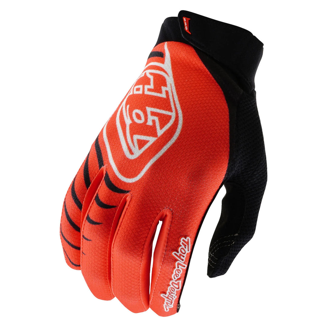 Troy Lee Designs Youth GP Pro Mono Gloves Orange - Back of Hand View