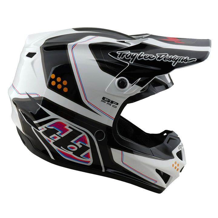 Troy Lee Designs Youth GP Pro Trooper Helmet White - Right Side View