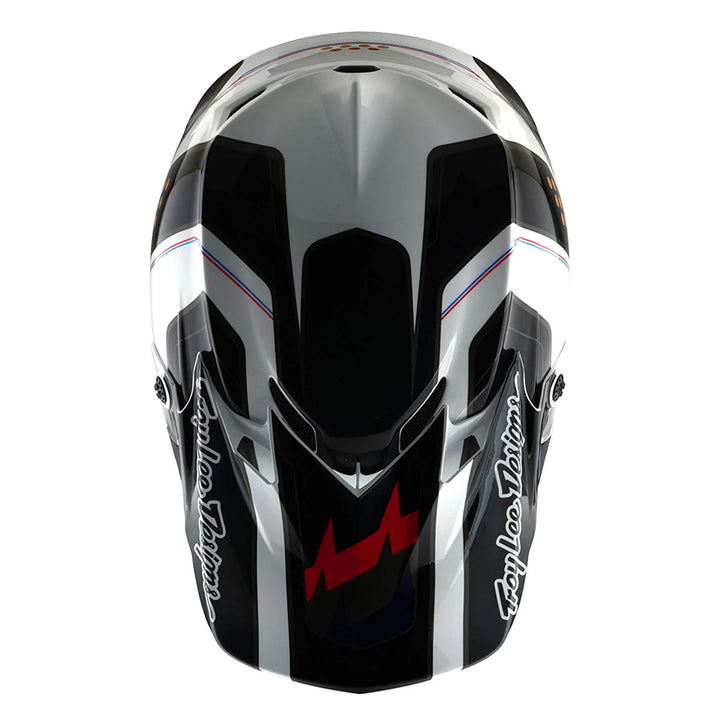 Troy Lee Designs Youth GP Pro Trooper Helmet White - Top Down View