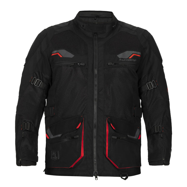Tourmaster Horizon Line Men's Ridgecrest Jacket Black - Front View