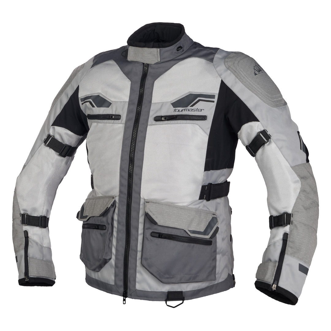 Tourmaster Horizon Line Men's Ridgecrest Jacket Grey/Grey - Front View