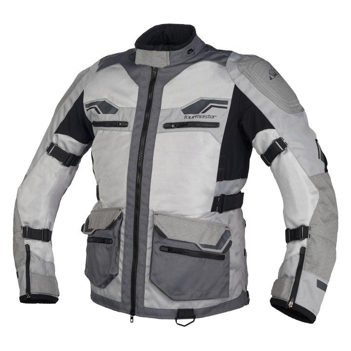 Tourmaster Horizon Line Men's Ridgecrest Jacket Grey/Grey - Front View