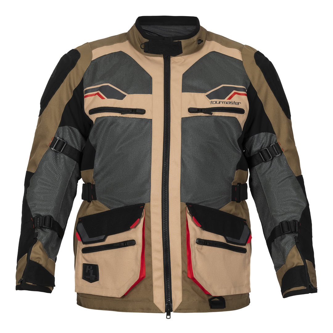 Tourmaster Horizon Line Men's Ridgecrest Jacket Sand - Front View