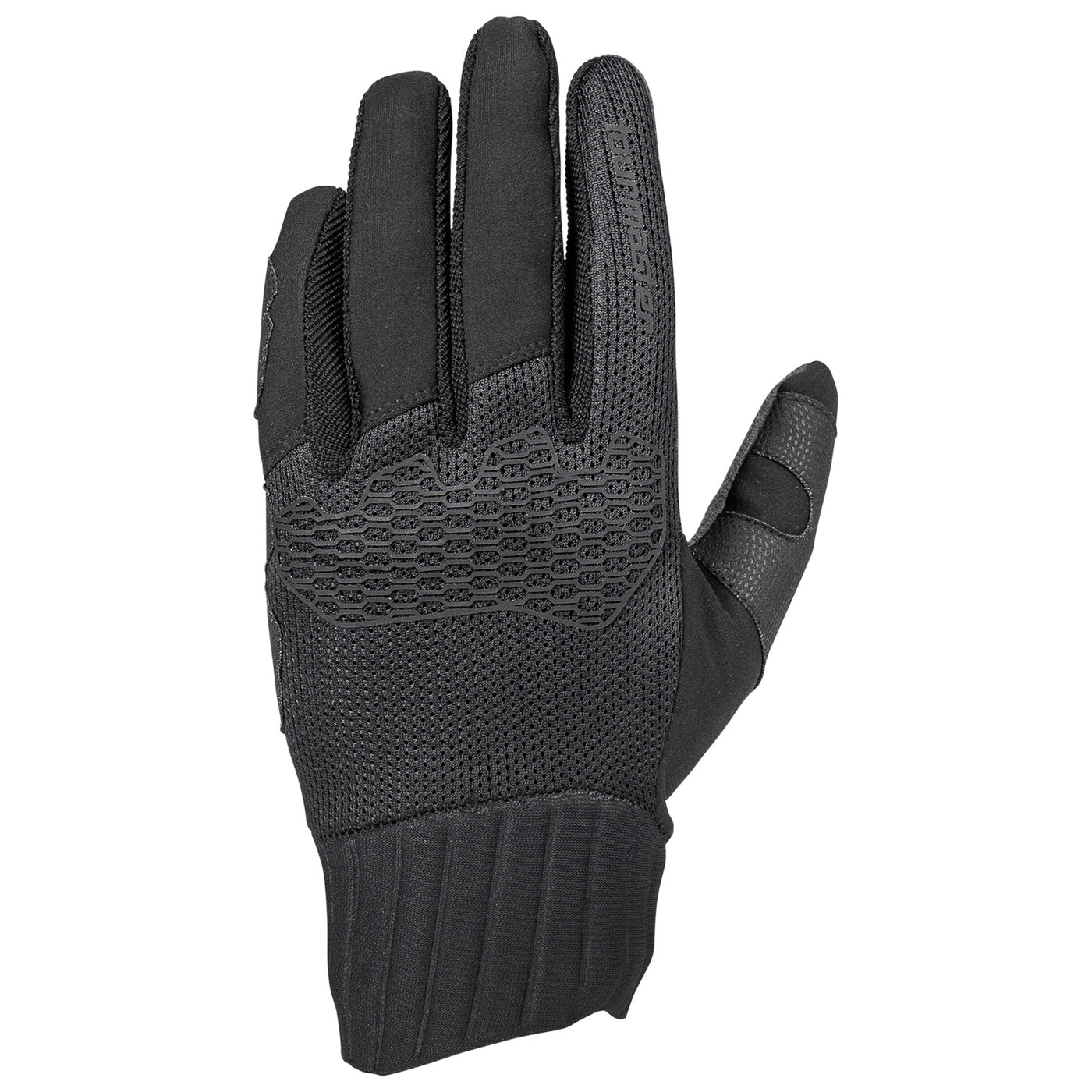 Tourmaster ADV Lite Air Gloves Black/Black/Grey - Back of Hand View