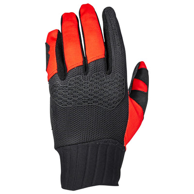 Tourmaster ADV Lite Air Gloves Black/Red/Grey - Back of Hand View