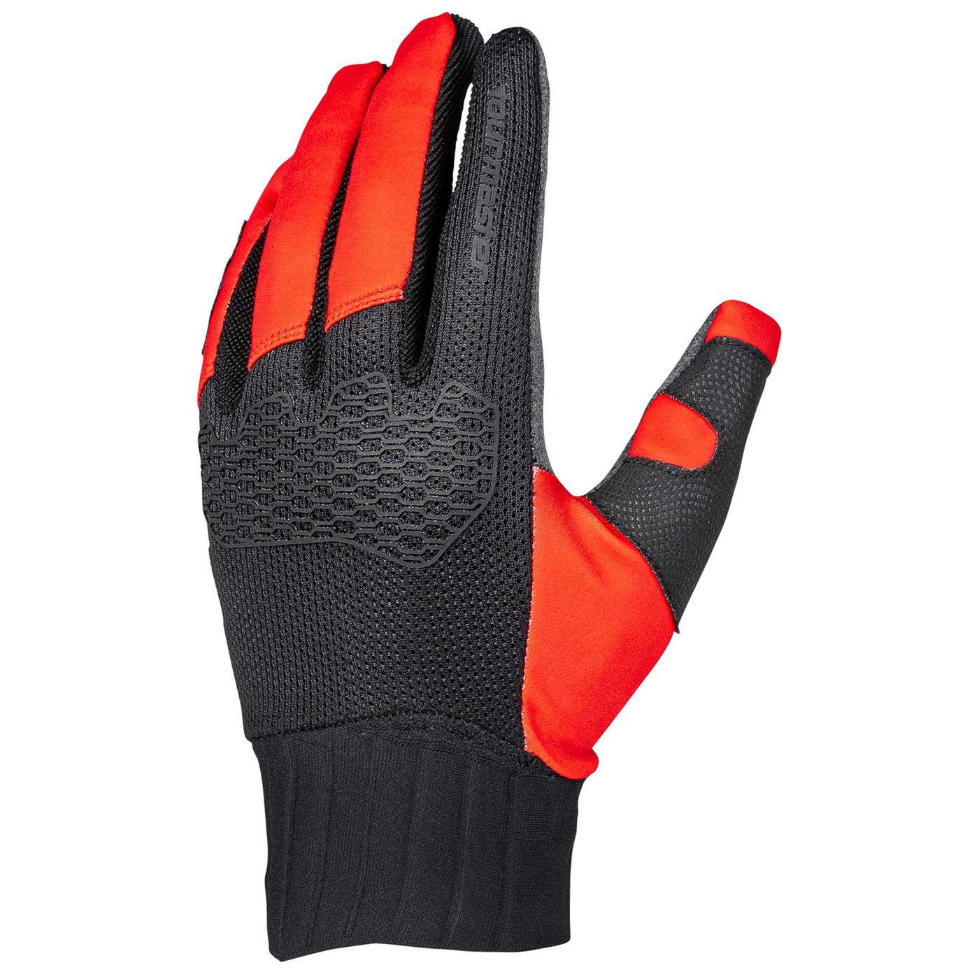 Tourmaster ADV Lite Air Gloves Black/Red/Grey - Side Back of Hand View