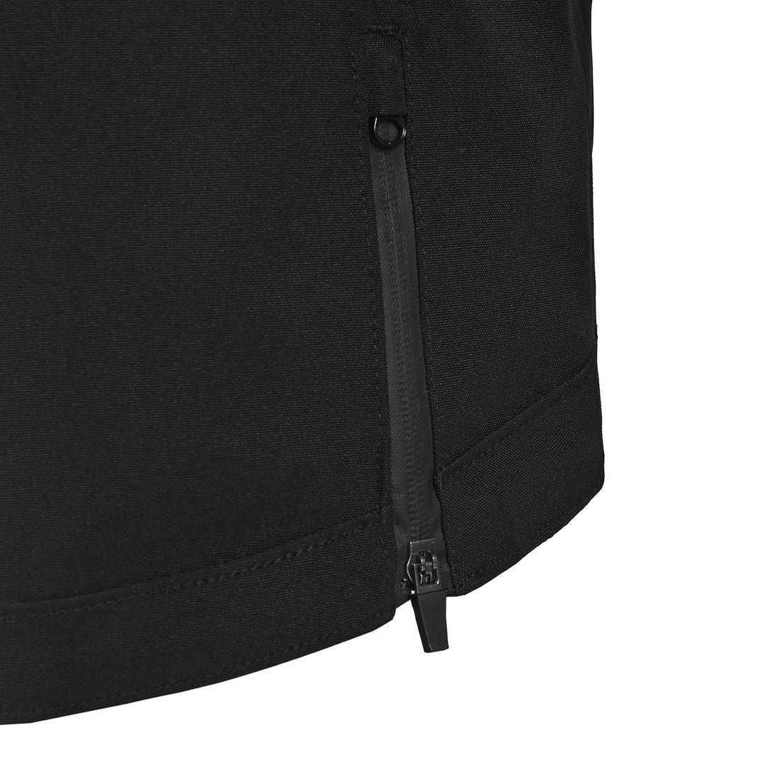 Tourmaster Adventure Lite Jacket Black - Close-Up of Waist Adjustment Zipper