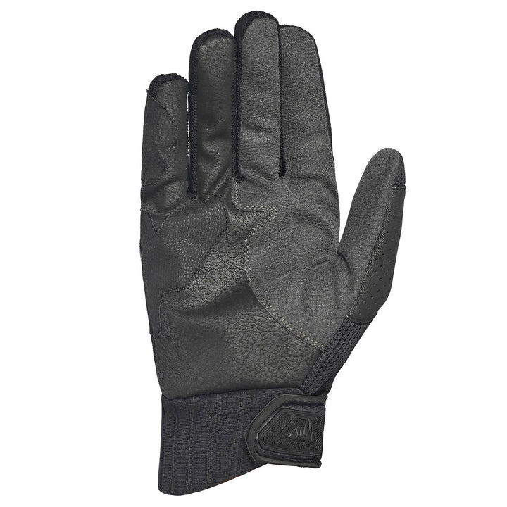 Tourmaster Adventure Lite Armored Gloves Black/Black - Palm View