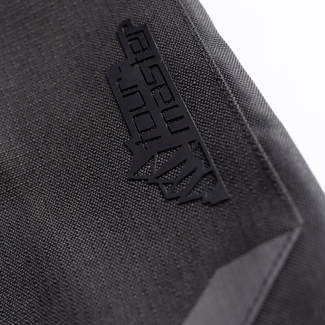 Tourmaster Adventure Lite Mesh Pants Black - Close-Up of Brand Logo on Leg