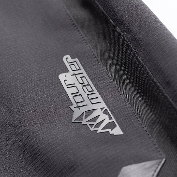 Tourmaster Adventure Lite Pants Black - Close-Up of Brand Logo on Leg