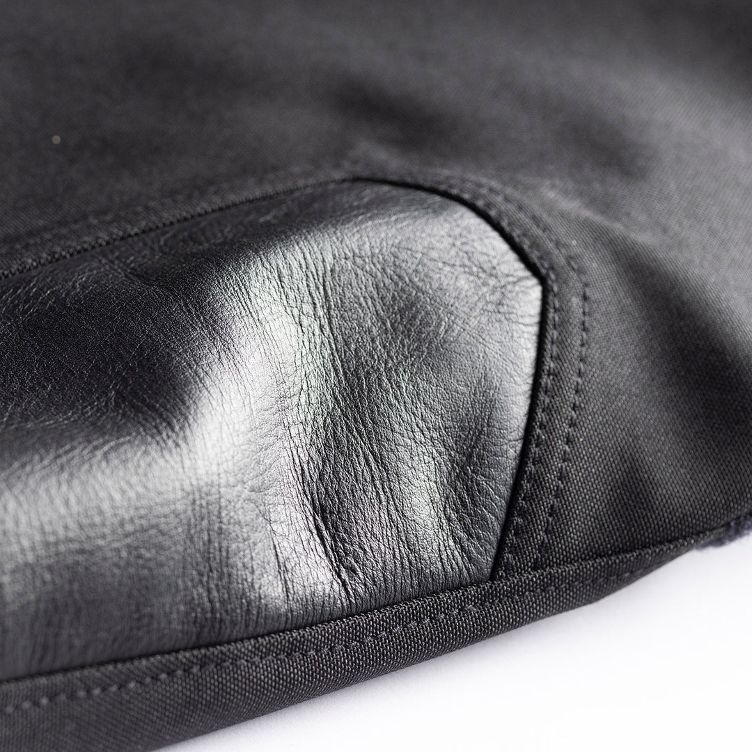 Tourmaster Adventure Lite Pants Black - Close-Up of Leather Panel