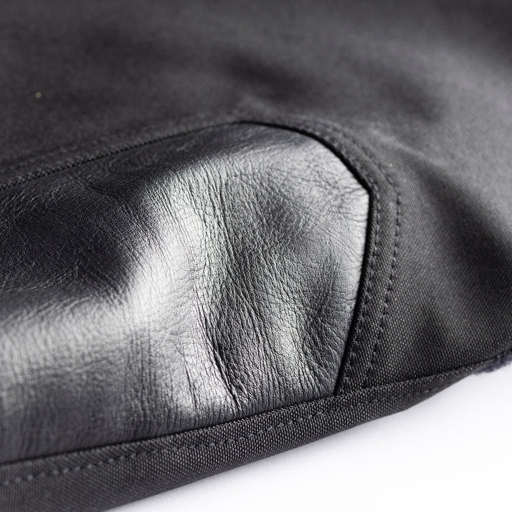 Tourmaster Adventure Lite Pants Black - Close-Up of Leather Panel