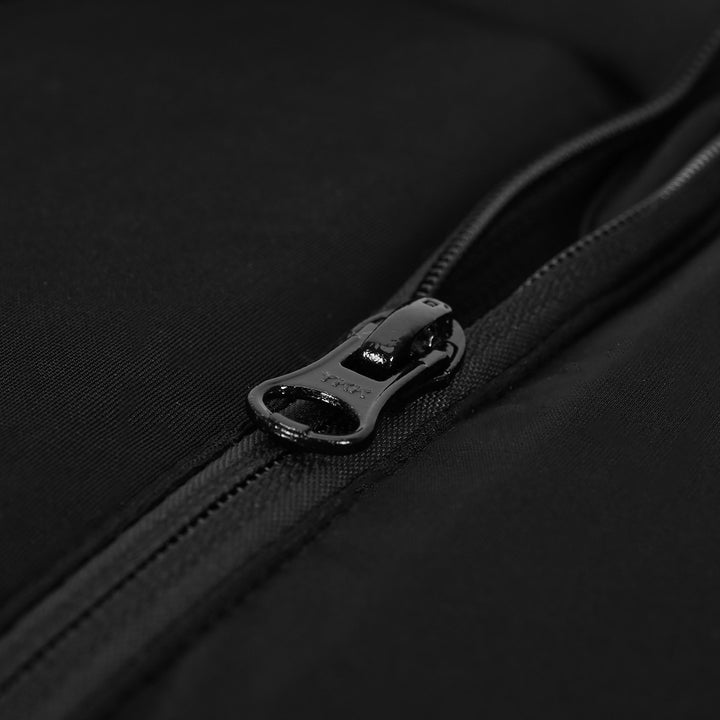 Tourmaster Armanox CE Body Protector Black - Close-Up of Front Zipper