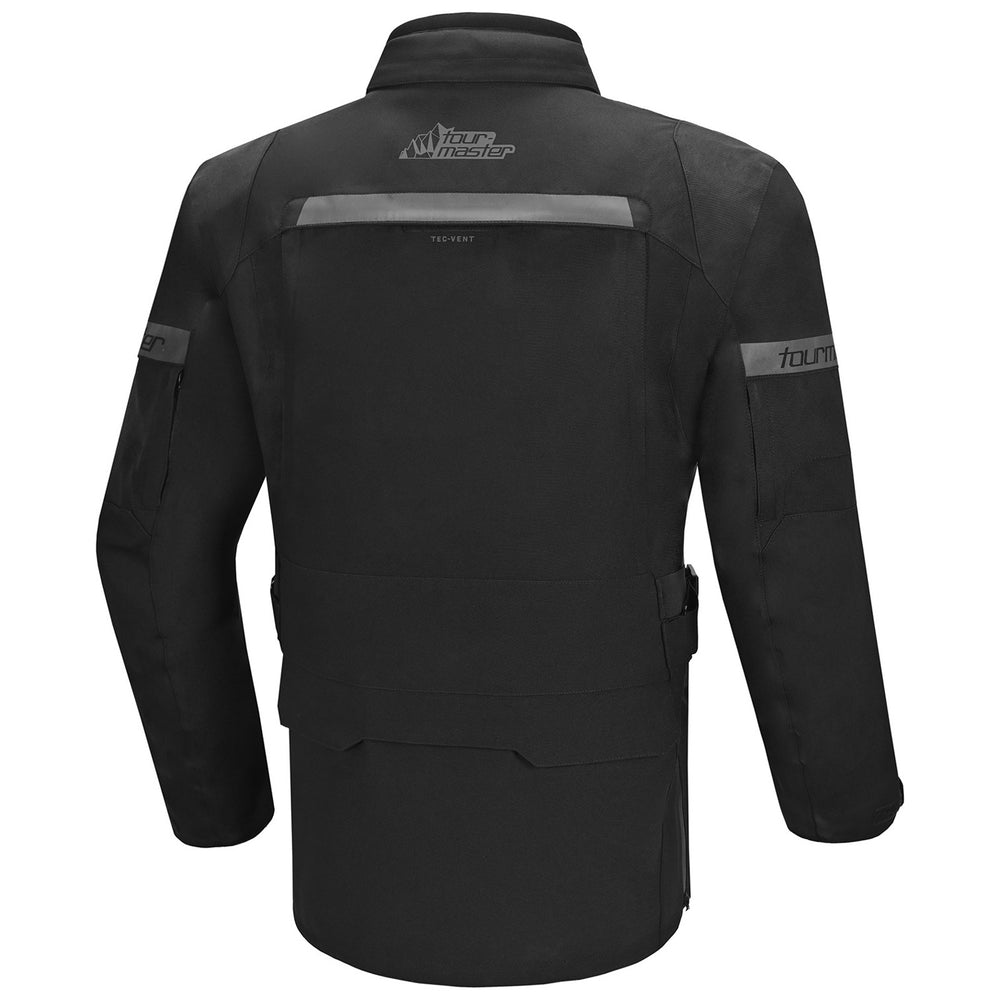 Tourmaster Discovery Jacket Black/Black - Rear View