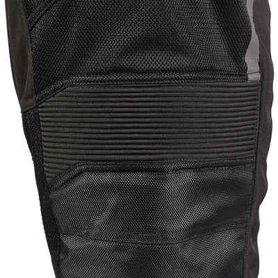 Tourmaster Intake Air Pants Black - Close-Up of Knee Details