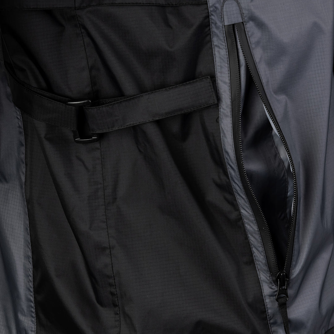Tourmaster Sentry Rain Jacket Black - Close-Up of Open Pocket