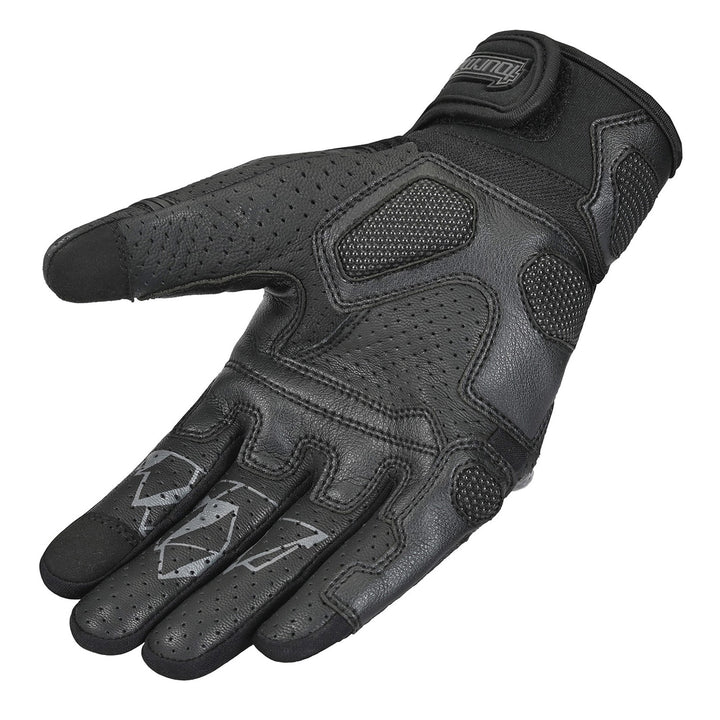 Tourmaster Sierra Peak Adventure Pro 2.0 Gloves Black/Dark Grey - Angled Palm View