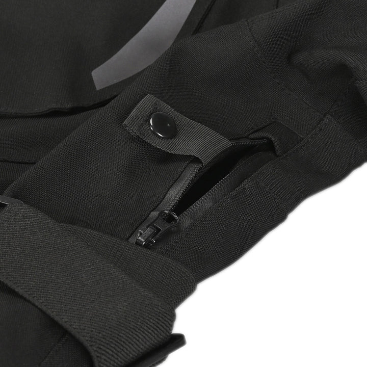 Tourmaster Women's Discovery Jacket Black/Black - Close-Up of Zippered Arm Vent