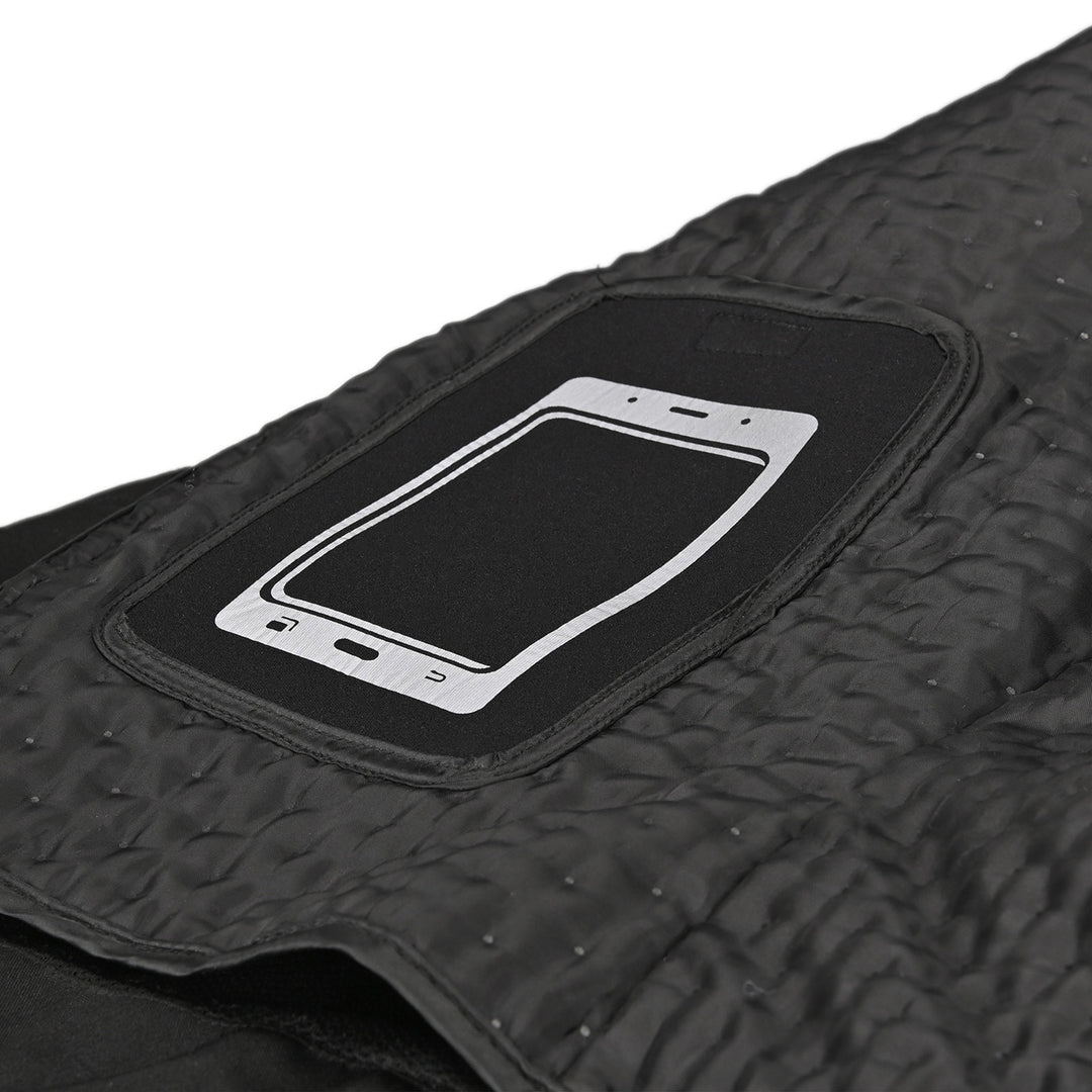 Tourmaster Women's Discovery Jacket Black/Black - Close-Up of Internal Phone Pocket