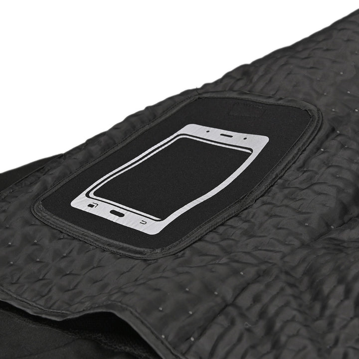 Tourmaster Women's Discovery Jacket Black/Black - Close-Up of Internal Phone Pocket