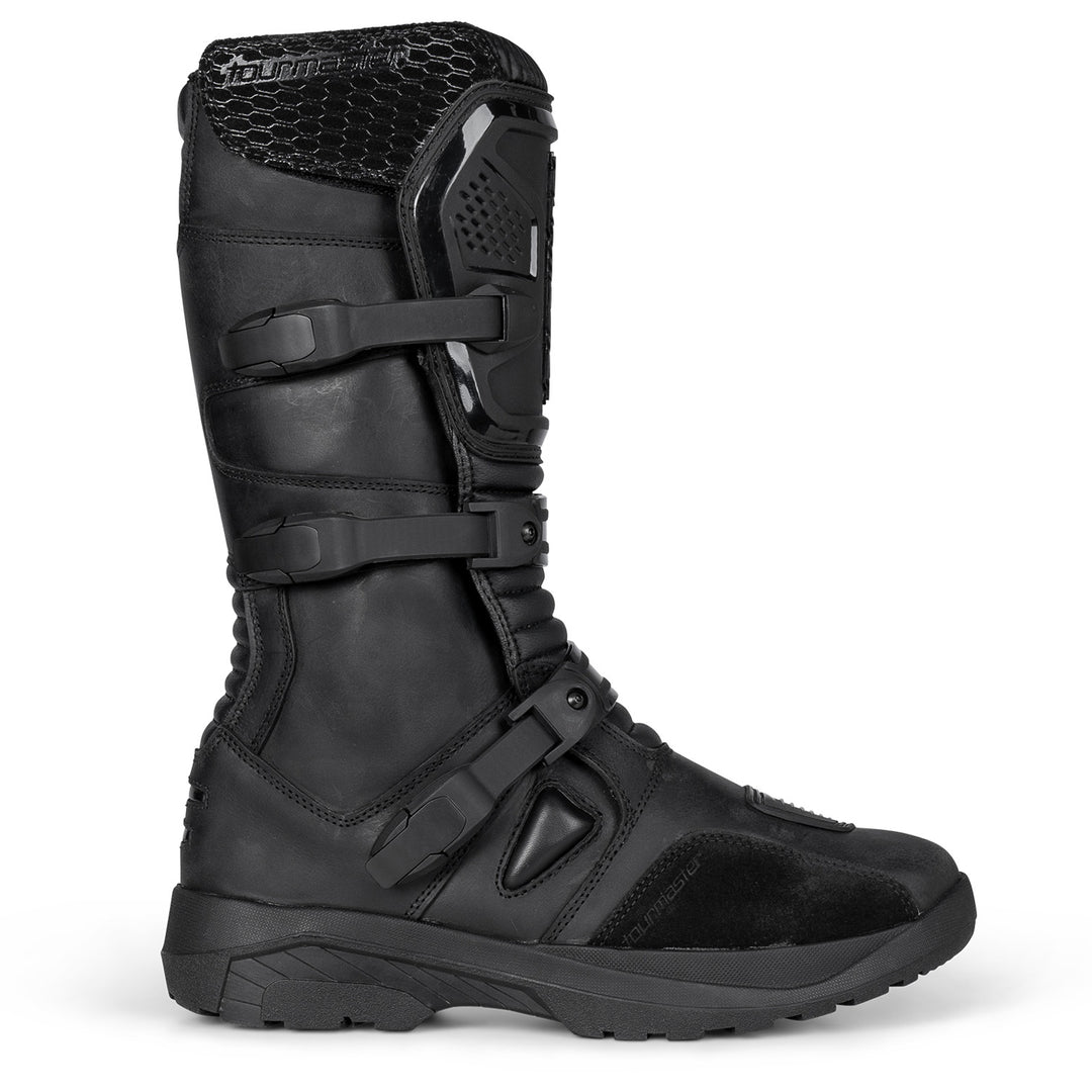 Tourmaster Highlander ADV Boots Black - Outer Side View